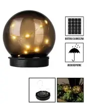 Large Solar Candle XL Premium Jesus Christ for the Cemetery