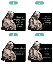 Large Solar Candle XL Premium Mary for the Cemetery