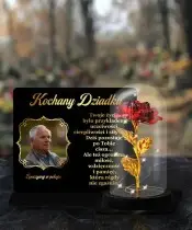 Large Premium Candle XL Eternal Rose Your Photo