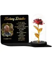 Large Premium Candle XL Eternal Rose Your Photo