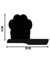 Solar LED Candle for Dogs, Cats, Paws on a Tombstone for Dogs