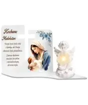 Large Premium XL Candle for Children Our Lady LED