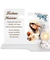 Large Premium XL Candle for Children Our Lady LED