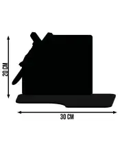 Wieczny Znicz Solarny Premium Krzyż Led na Nagrobek Wszystkich Świętych