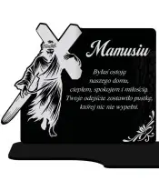 Wieczny Znicz Solarny Premium Krzyż Led na Nagrobek Wszystkich Świętych