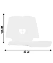 copy of Large Premium XL Candle for Children Heart Hands LED