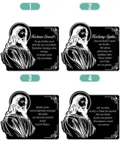 Wieczny Znicz Solarny XL Jezus Led na Grób