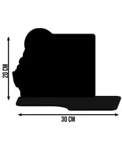 Wieczny Znicz Solarny XL Jezus Led na Grób