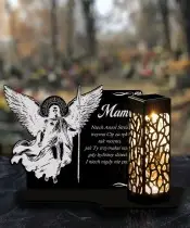 Wieczny Znicz Led Solarny XL Anioł na Grób