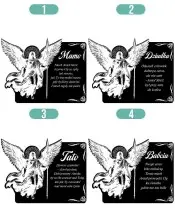 Wieczny Znicz Led Solarny XL Anioł na Grób