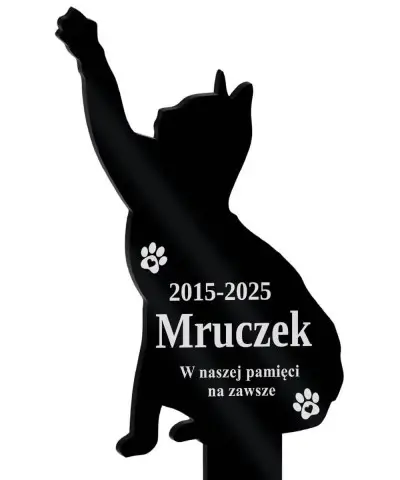 Tabliczka Pamiątkowa na Grób Kota Personalizowany Znicz Pamięci Pupila