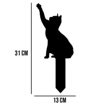 Tabliczka Pamiątkowa na Grób Kota Personalizowany Znicz Pamięci Pupila