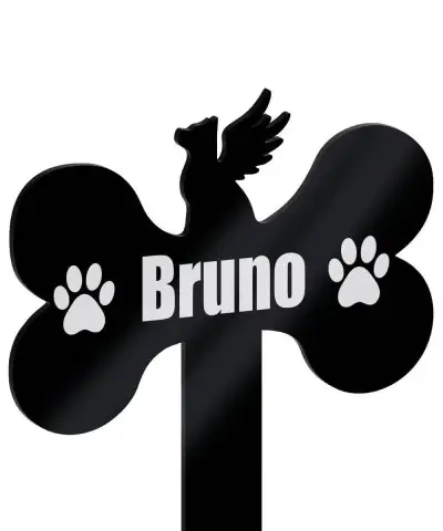 Tabliczka Pamiątkowa na Grób Psa Personalizowany Znicz Pamięci Pupila