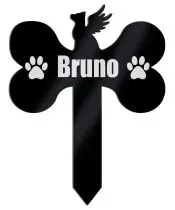 Tabliczka Pamiątkowa na Grób Psa Personalizowany Znicz Pamięci Pupila