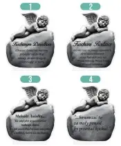 Wieczny Znicz Premium XL Anioł LED Na Cmentarz Grób