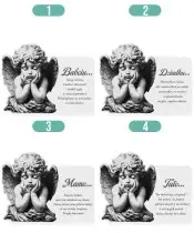 Wieczny Znicz Premium XL Na Cmentarz Grób Anioł LED