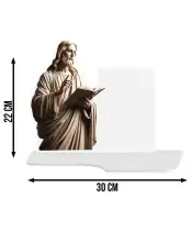 Wieczny Znicz Premium XL Jezus Na Cmentarz Grób Anioł LED