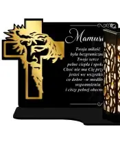 Wieczny Znicz Solarny Statuetka Krzyż na Grób Wszystkich Świętych