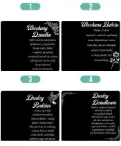 Wieczny Znicz Solarny Statuetka Papież na Grób Wszystkich Świętych