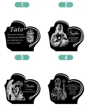 Znicz Premium Statuetka Led Figurka Dłonie Gipsowe 18 cm