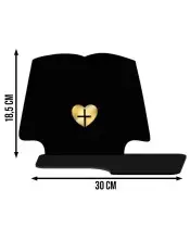 Znicz Premium Statuetka Led Figurka Dłonie Gipsowe 18 cm Na Cmentarz Grób