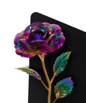 Premium Statuetka 28 cm Na Cmentarz Grób Wieczna Róża Multikolor