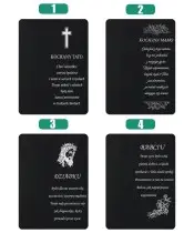 Statuetka Premium 22 cm Z Holograficzną Różą Wieczną Na Grób