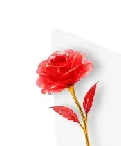 Znicz Statuetka Premium 22 cm Wieczna Róża na Grób Wszystkich Świętych