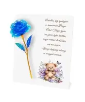 Znicz Statuetka Dla Dziecka Premium 22 cm Wieczna Róża na Grób Nagrobek