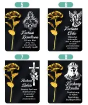 Statuetka Premium Ze Złotą Różą 26 cm